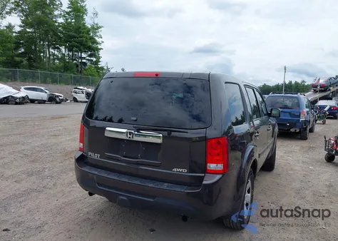 2012 Honda Pilot Lx из США, поврежденный, VIN 5FNYF4H24CB032289